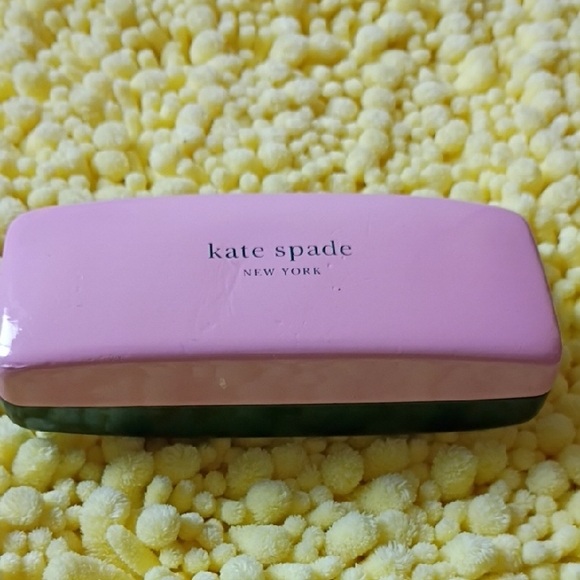 kate spade Accessories - Kate Spade Pink and Green Sunglasses Case